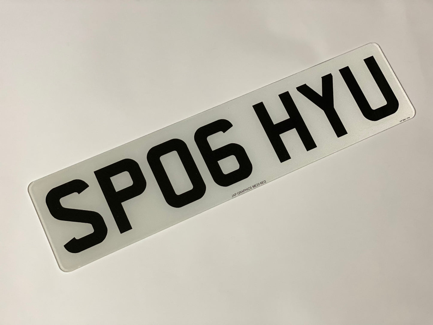 Standard short 7 digit plates
