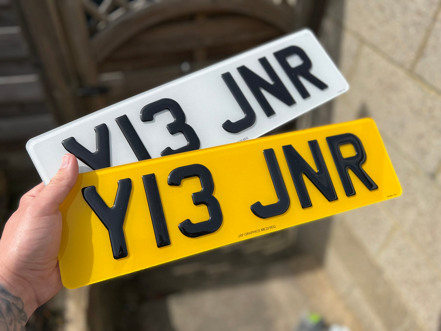 Short gel 6 digit plates