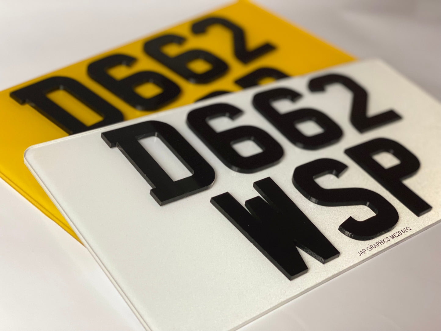 USA import 12x6 4d plates
