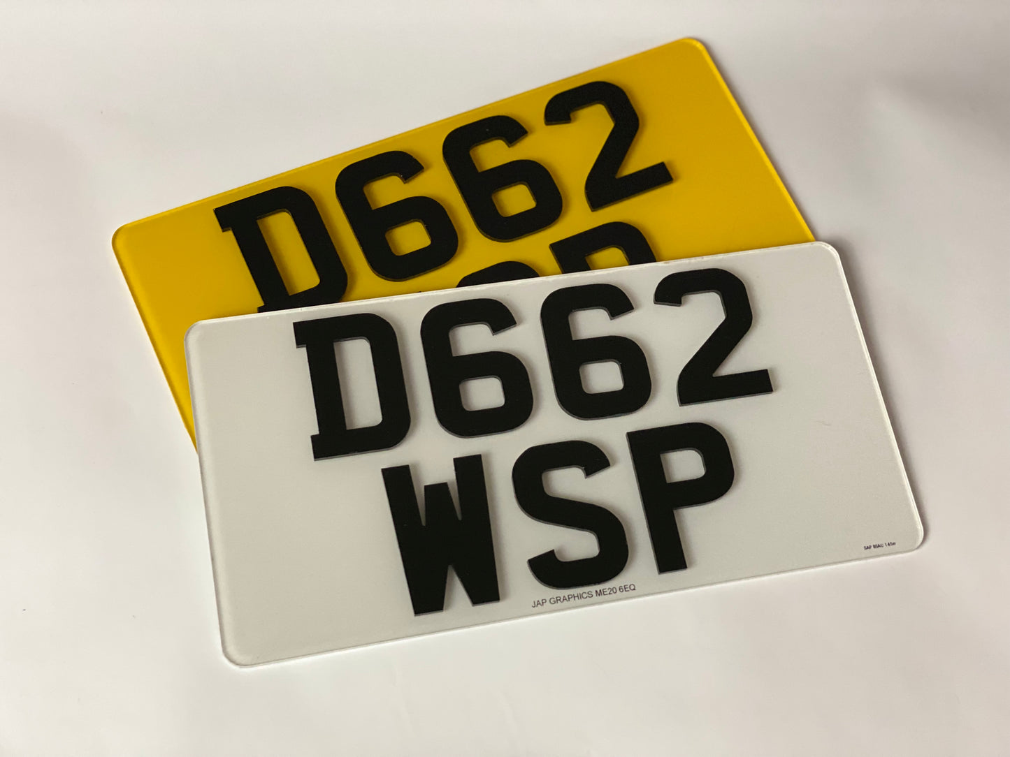USA import 12x6 4d plates