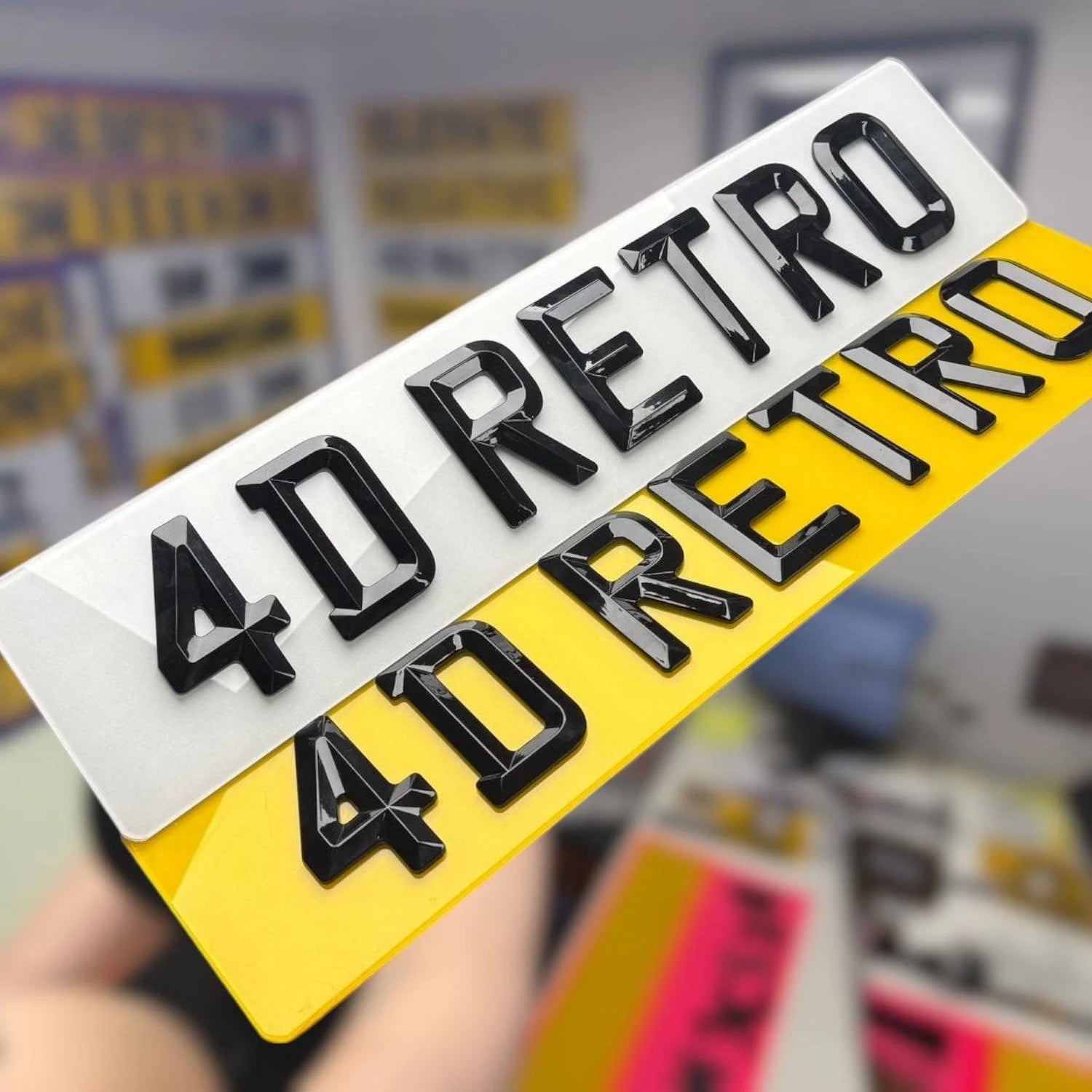 Retro plates