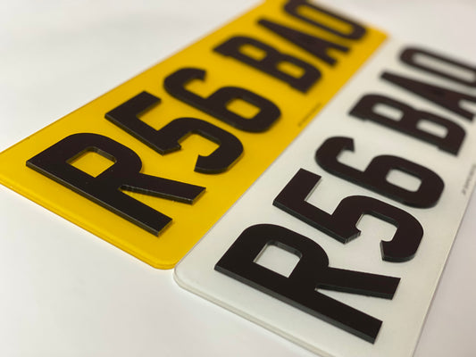 Short 4d 6 digit plates