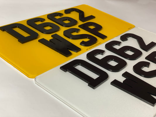 USA import 12x6 4d plates