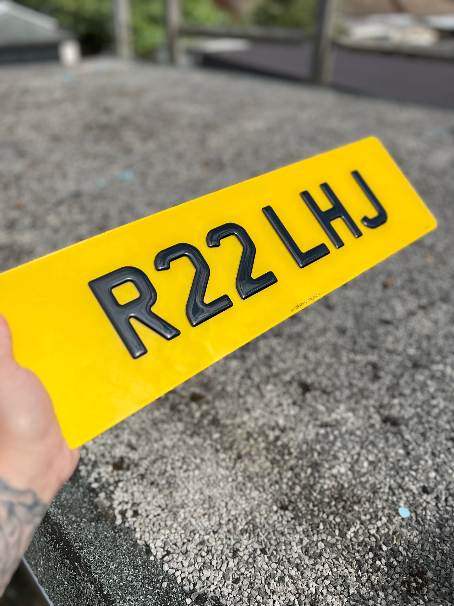 Gel plates with oversize rear (21x6)