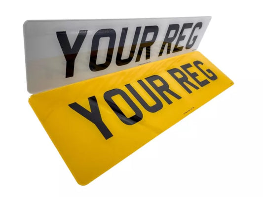 Standard plates over size rear (21x6)