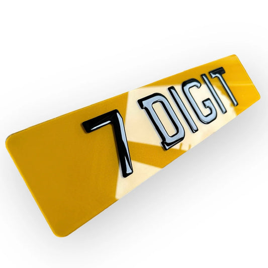 Short gel 7 digit plates