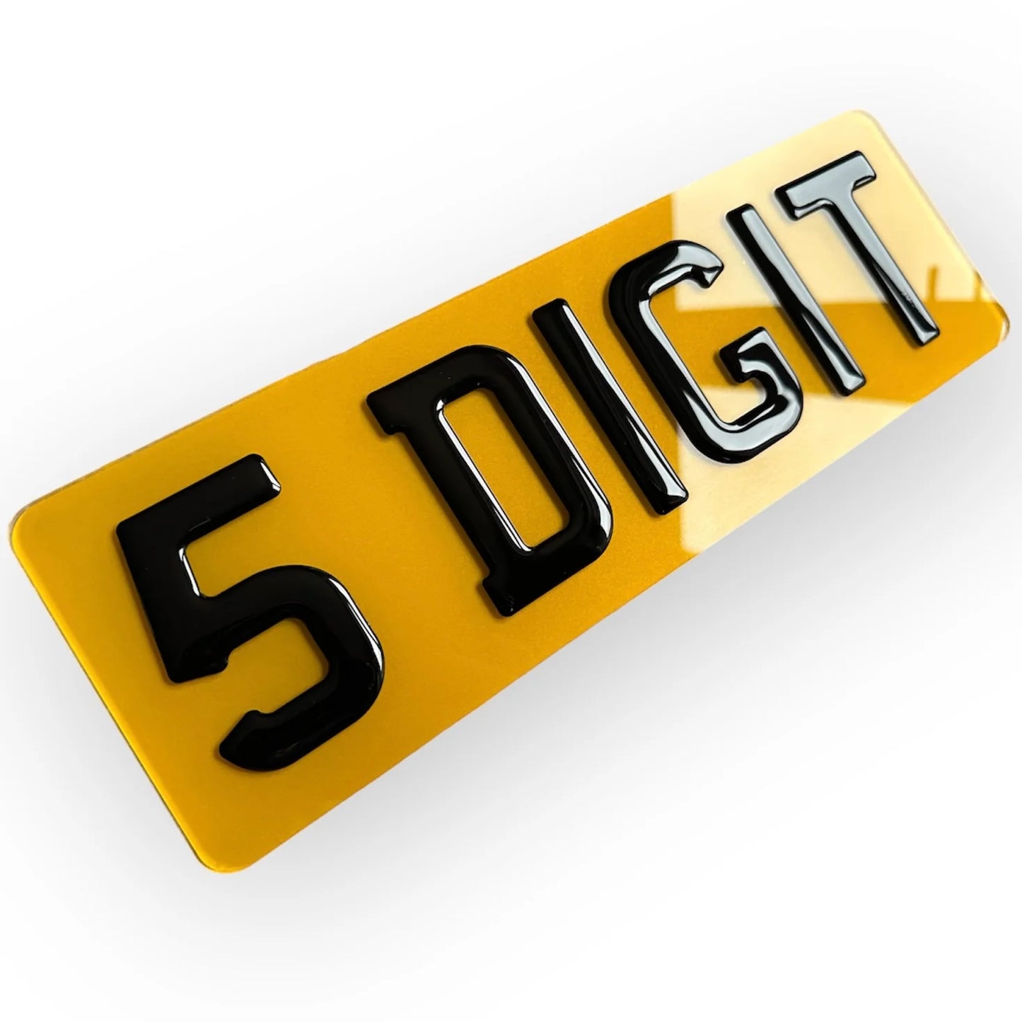 Short gel 5 digit plates