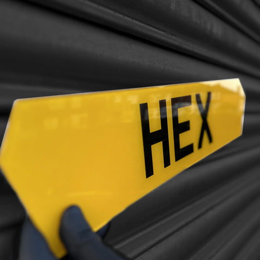 Standard hex plates 5, 6, 7 digit short